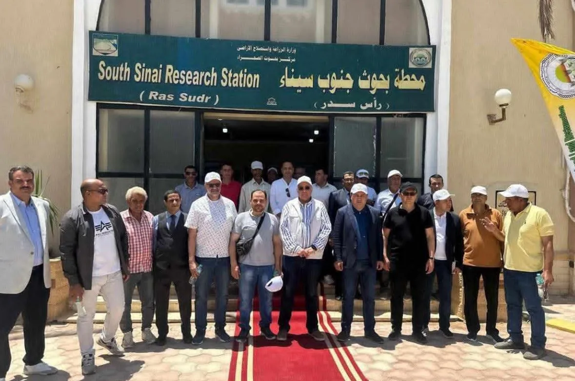وفد رفيع من مجلس وزراء جمهورية أوزبكستان يقوم بجولة ميدانية في محطة بحوث رأس سدر وفد رفيع من مجلس وزراء جمهورية أوزبكستان يقوم بجولة ميدانية في محطة بحوث رأس سدر