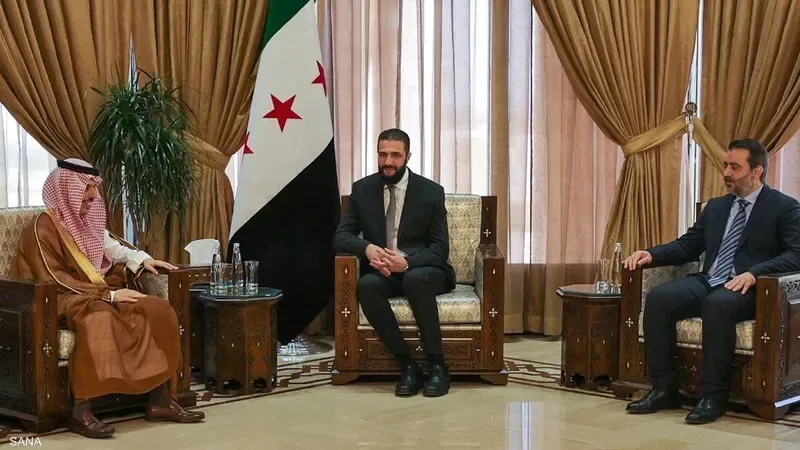 قضايا رئيسية في زيارة وزير الخارجية السعودي إلى دمشق: الشرع ودعم الاقتصاد السوري. قضايا رئيسية في زيارة وزير الخارجية السعودي إلى دمشق: الشرع ودعم الاقتصاد السوري.