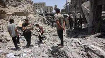 10 قتلى جراء قصف الاحتلال الإسرائيلي في وسط مدينة غزة