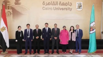 جامعة القاهرة تبرم اتفاقية تعاون مع المركز الصيني للتبادل الدولي في مجال التعليم اللغوي