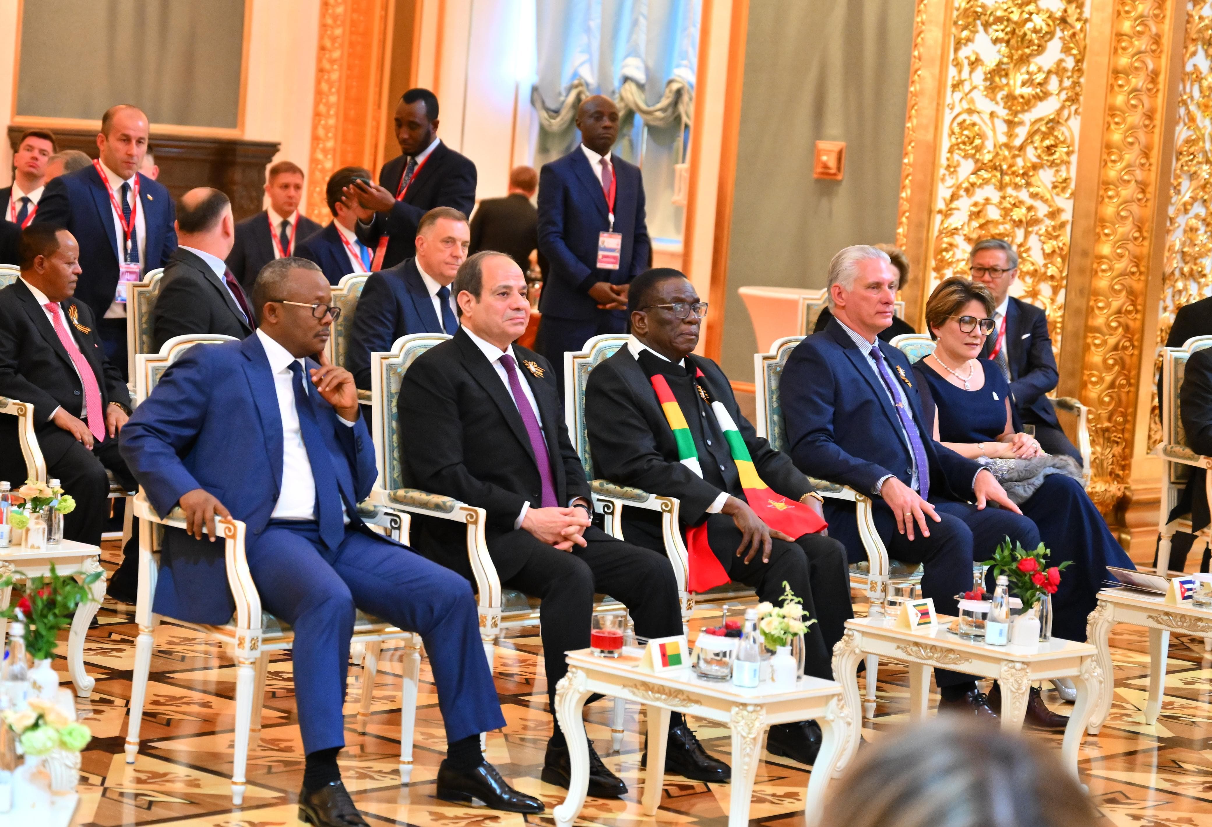 الرئيس السيسى فى حفل العشاء
