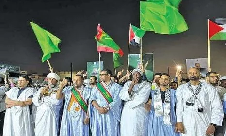 عشرات الآلاف من الموريتانيين يتظاهرون احتجاجاً على الإبادة في غزة عشرات الآلاف من الموريتانيين يتظاهرون احتجاجاً على الإبادة في غزة
