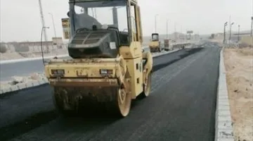 استمرار مشاريع الرصف في كفر الدوار بعد الانتهاء من أعمال الصرف الصحي