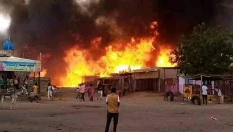 14 قتيلًا إثر قصف لقوات الدعم السريع على مخيم للمهجرين في غرب السودان 14 قتيلًا إثر قصف لقوات الدعم السريع على مخيم للمهجرين في غرب السودان