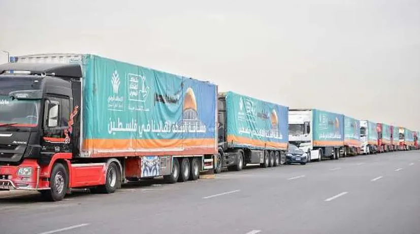 حكومة غزة: الاحتلال يزعم السماح بدخول 9 شاحنات من مكملات غذائية للأطفال من أصل 44 ألف شاحنة كان من المفترض إدخالها. حكومة غزة: الاحتلال يزعم السماح بدخول 9 شاحنات من مكملات غذائية للأطفال من أصل 44 ألف شاحنة كان من المفترض إدخالها.