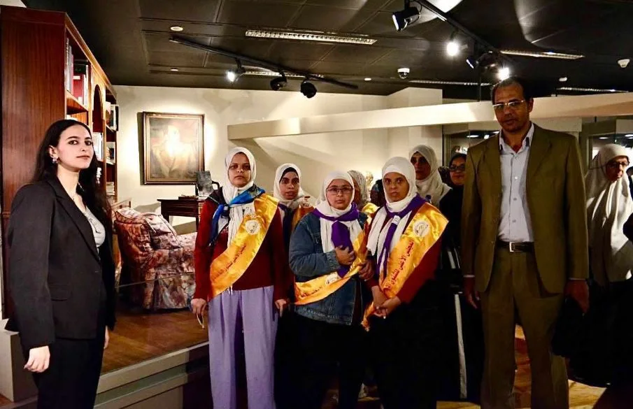 المجلس الأعلى للشؤون الإسلامية ينظم جولة لذوي الاحتياجات الخاصة في معرض السادات بمكتبة الإسكندرية المجلس الأعلى للشؤون الإسلامية ينظم جولة لذوي الاحتياجات الخاصة في معرض السادات بمكتبة الإسكندرية