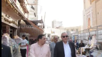 محافظ الغربية يزور مشروع تطوير مسجد السيد البدوي ومحيطه في طنطا