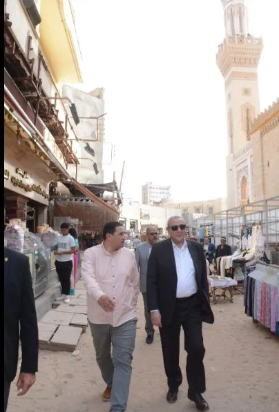 محافظ الغربية يزور مشروع تطوير مسجد السيد البدوي ومحيطه في طنطا محافظ الغربية يزور مشروع تطوير مسجد السيد البدوي ومحيطه في طنطا