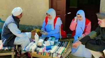 قافلة طبية في قرية كرم القواديس بالشيخ زويد شمال سيناء