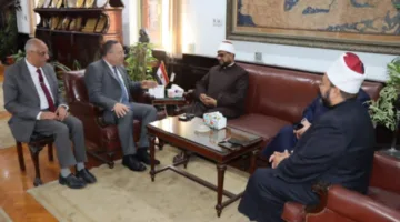 رئيس جامعة الإسكندرية يستقبل الأمين العام لمجمع البحوث الإسلامية لبحث سبل التعاون