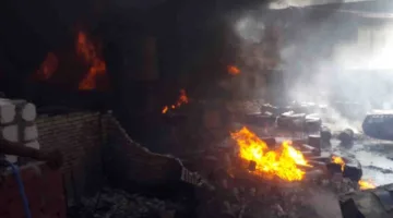 مصرع 3 عجول و2000 فرخ نتيجة حريق في مزرعة للدواجن بالشرقية