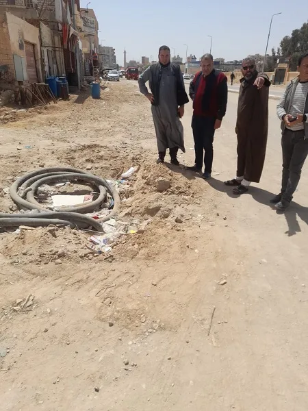 نائب محافظ مطروح يتفقد مشروعات خدمية وتنموية بالضبعة