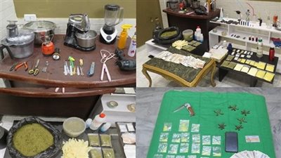 القبض على عصابة أوكرانية لتصنيع وتهريب مخدر "الآيس" داخل علب مواد غذائية بـ6 أكتوبر