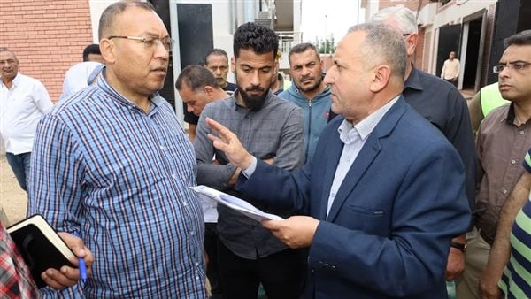 رئيس شركة مياه الشرب بالغربية يتابع عددا من المشروعات القومية في المحلة
