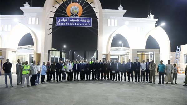 افتتاح منشأت جديدة وأخري مطورة بجامعة قنا