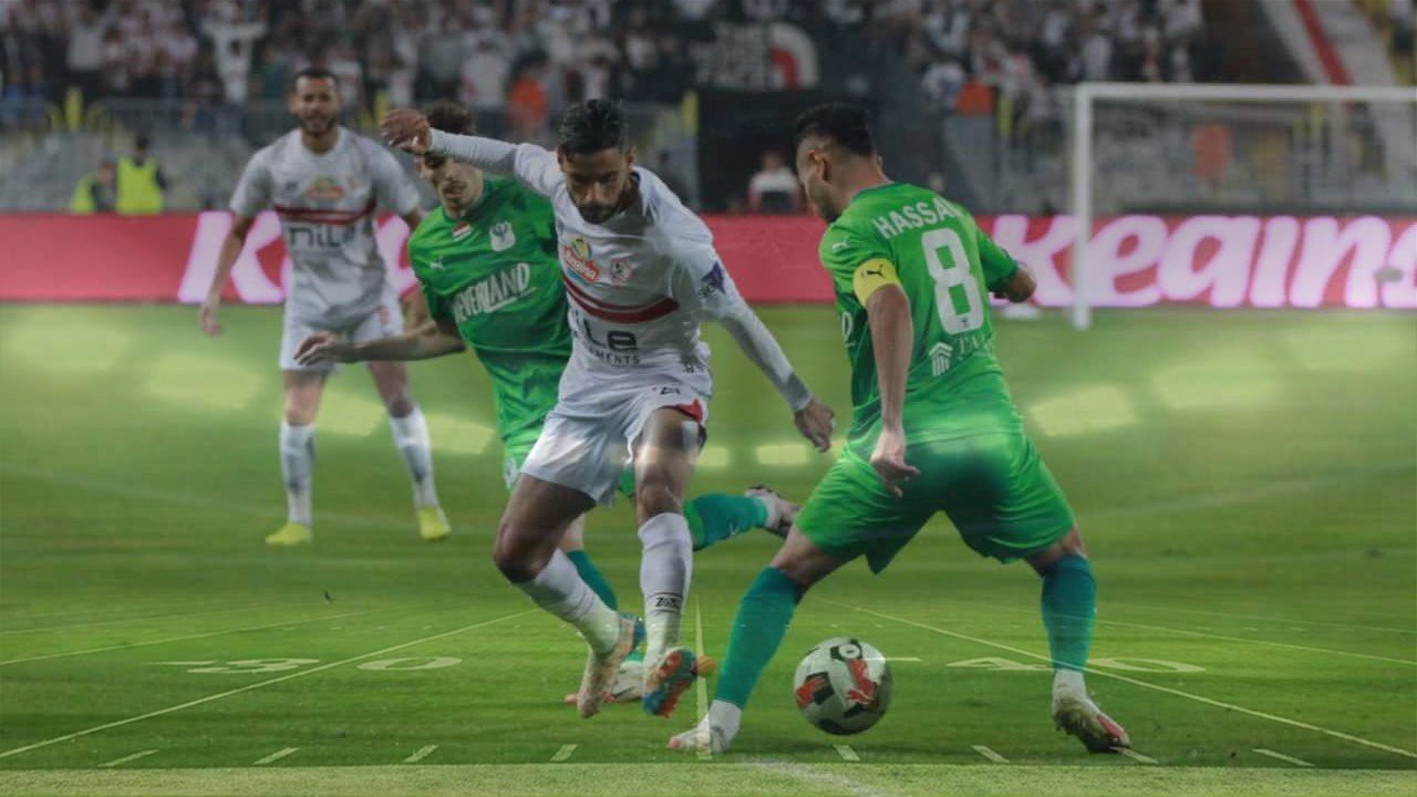 تعادل بين الزمالك والمصري بعد مرور 20 دقيقة