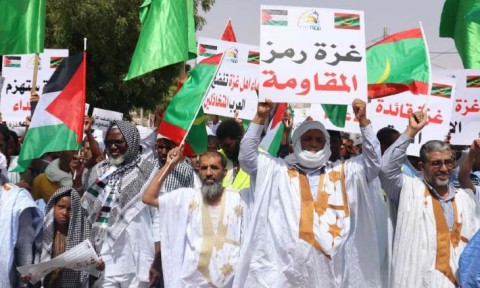 “معا من أجل فلسطين”.. عمال موريتانيا يتضامون مع غزة