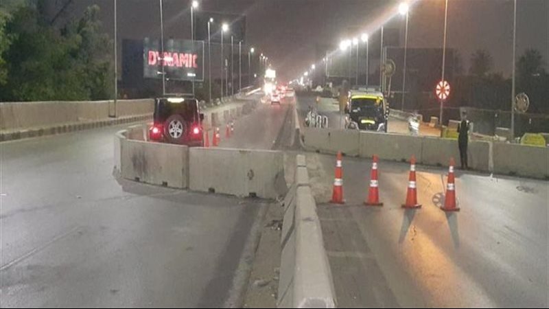 الطرق البديلة بعد إغلاق محور التسعين الشمالي