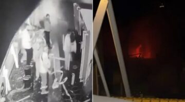 “نحن نغرق”.. نداء استغاثة من سفينة “أسطول الحرية” المتجهة لغزة بعد تعرضها لهجوم إسرائيلي واشتعال النيران فيها.. (فيديو)
