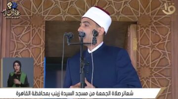 خطيب السيدة زينب: عمارة الأرض ونفع الغير من أعظم وجوه الخير.. فيديو