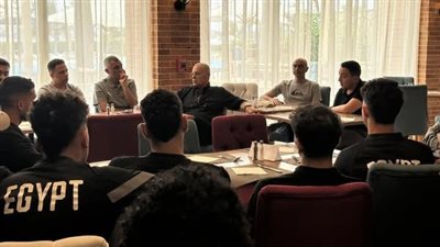 أبو ريدة يدعم منتخب مصر تحت 20 سنة قبل لقاء زامبيا.