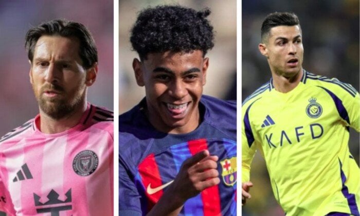 قبل مباراة بلد الوليد.. هانز فليك يشيد بإمكانيات لامين يامال:«مثل رونالدو وميسي»