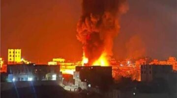 الطيران الأمريكي يشن غارات جوية مكثفة على ميناء “رأس عيسى” النفطي غربي اليمن.. دون الإعلان عن ضحايا أو أضرار