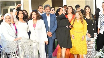 أمل رزق تحتفل بعقد قران ابنتها هيا بحضور نجوم الفن والمجتمع