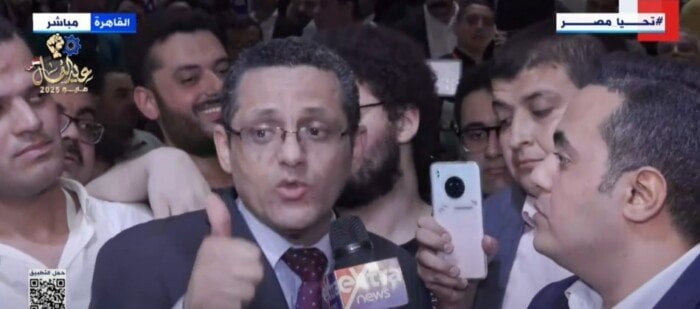 بعد فوزه نقيبا للصحفيين.. «البلشي» يشكر منافسه عبد المحسن سلامة «فيديو»