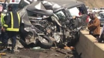 مصرع شخصين وإصابة 4 في حادث تصادم بين سيارتين بطريق عزبة حنا – أبو حماد بالشرقية