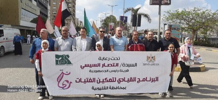بمشاركة 500 فتاة.. مدير دالرياضة بالقليوبية يشهد انطلاق مسيرة "ريحانة"