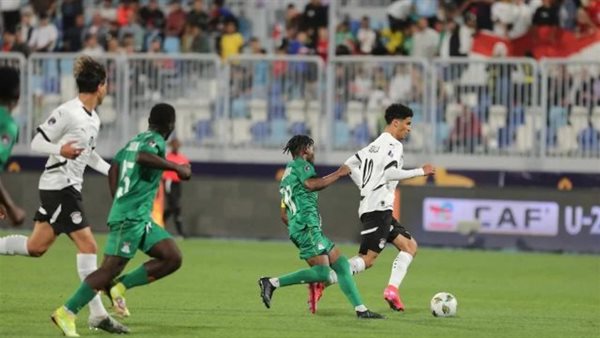 منتخب مصر وزامبيا شوط اول سلبى