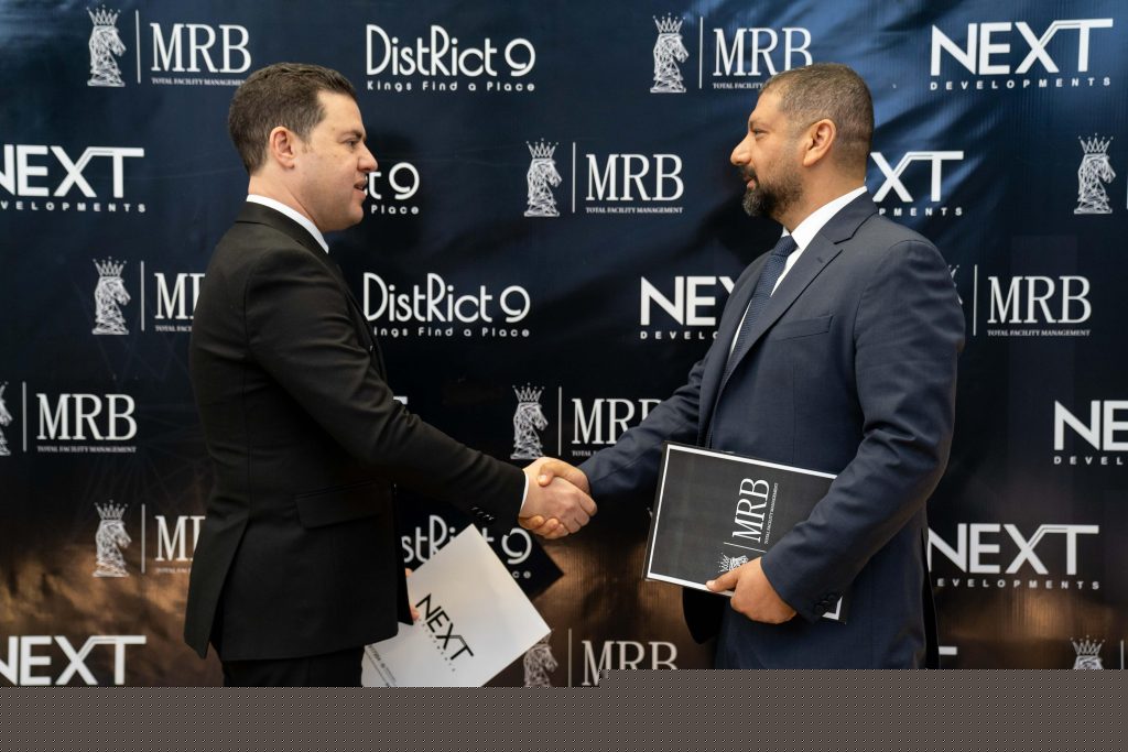 شركة MRB القابضة تتولى تسكين وإدارة وتشغيل مشروع District 9 بالتعاون مع NEXT Developments بمدينة 6 أكتوبر
