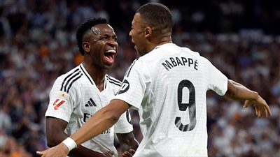 مبابي وفينيسيوس في الهجوم.. تشكيل ريال مدريد الرسمي لمواجهة سيلتا فيجو بالدوري مبابي وفينيسيوس في الهجوم.. تشكيل ريال مدريد الرسمي لمواجهة سيلتا فيجو بالدوري