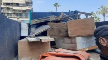 رئيس شرق بورسعيد تقود حملة إشغالات مكبرة بشوارع الحي