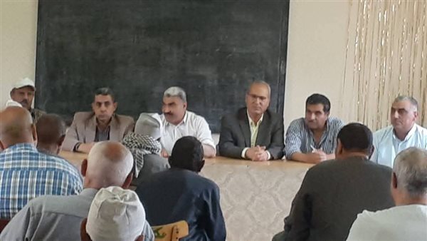 وكيل زراعة الغربية يطمئن علي حصاد القمح بإدارة بسيون