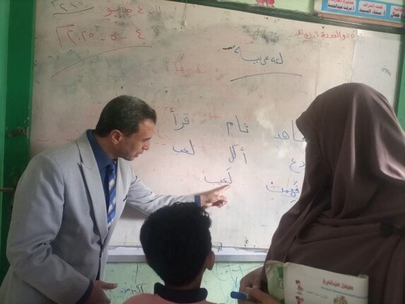وكيل تعليم كفر الشيخ يتفقد مدارس بيلا والحامول والرياض