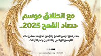 2200 جنيه للأردب و420 نقطة تجميع.. دعم غير مسبوق للمزارعين في موسم توريد القمح 2025