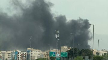 «حريق غامض في إيران».. انفجار يهز مدينة مشهد بعد هجوم الحوثيين على إسرائيل