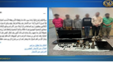 مشغولات ذهبية ومتعلقات شخصية.. الداخلية تضبط لصوص فلل الحي الراقي بالجيزة