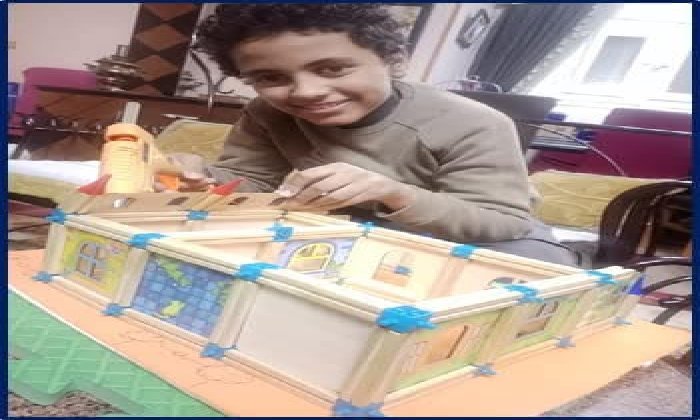 أحمد توفيق ابن قنا الأول على مستوى الجمهورية في مسابقة المبتكر الصغير