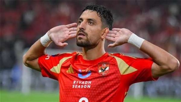 طاهر يسجل هدف الأهلي الأول في الدقيقة 9 أمام حرس الحدود