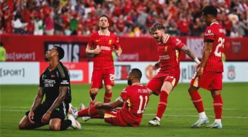موعد مباراة ليفربول القادمة ضد أرسنال في الدوري الإنجليزي 2024- 2025 والقنوات الناقلة
