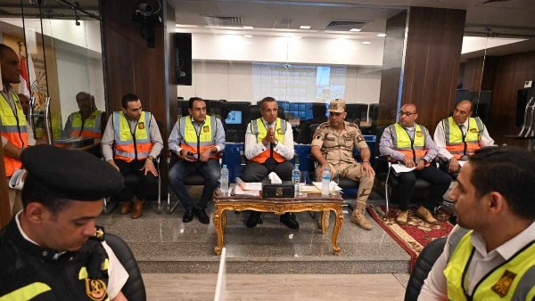 محافظ جنوب سيناء يشهد التدريب الدوري الشامل لإدارة سيناريوهات الأزمات الطبيعية والأزمات