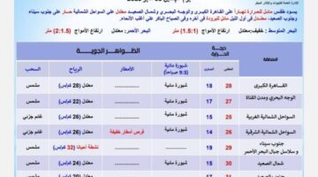بسبب هذه الظاهرة.. بيان عاجل من الأرصاد بشأن حالة الطقس اليوم الإثنين 5 مايو 2025