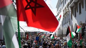 مسيرة للتنديد بمخطط تهجير الفلسطينيين من غزة في المغرب