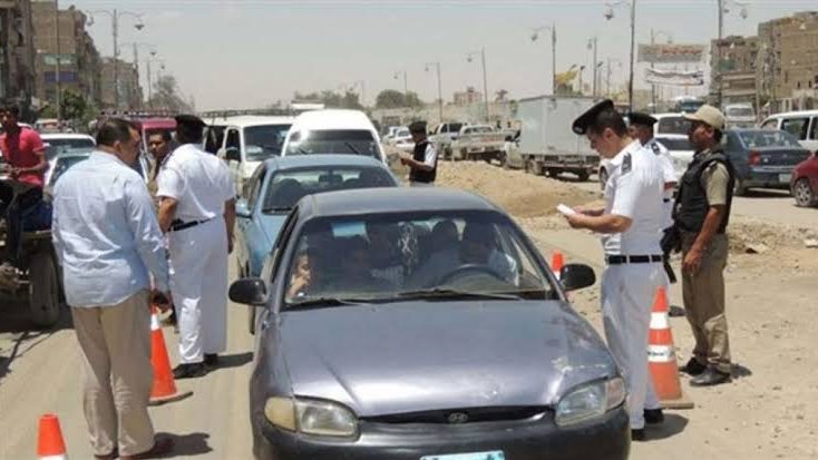 حملات مرورية مكبرة بمدينة أبو المطامير