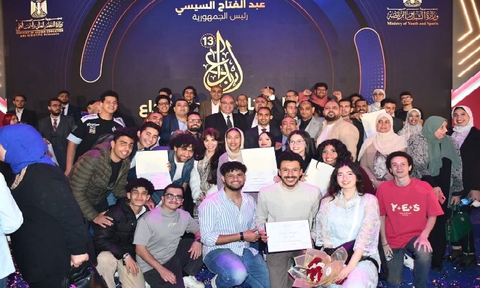 جامعة المنصورة تحصد 15 جائزة فى الحفل الختامى لمهرجان إبداع