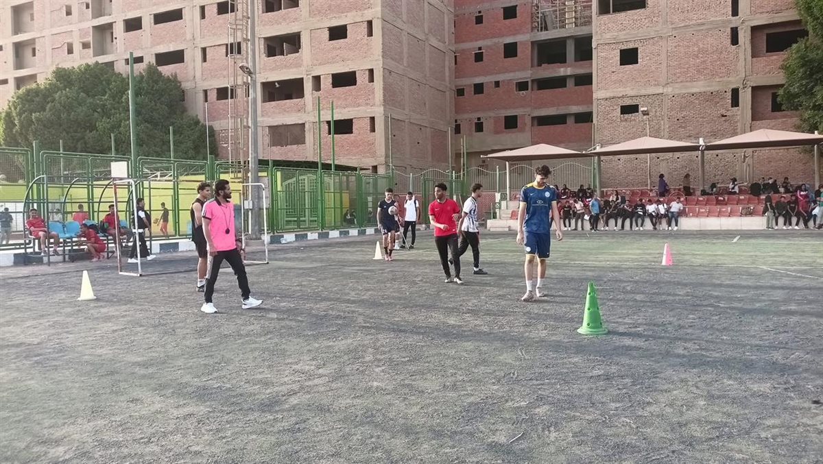 منتخب جامعة سوهاج لكرة القدم يصعد للمستوي الأول بدورة الشهيد الرفاعي