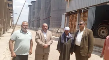 وكيل وزارة الزراعة بدمياط يتفقد توريد القمح